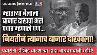 म्हाताऱ्या बैलाला बाजार दाखवा असं पवार म्हणाले पण... नियतीनं त्यांनाच बाजार दाखवला!