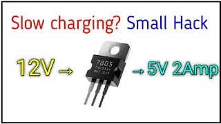 SOLVED: How to FAST CHARGE using 7805 ic (Hindi) | fast charging feature UNLOCKED!!