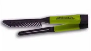 JEEGOL Heat Resistant Anti Static Strong and Flexible Professional Brazilian Tension Comb, Yellow