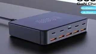 #800W USB C GaN Charger 100W PD3.0 PPS QC3.0 Multiport Fast Charging Station for iPhone 15 16 Samsu