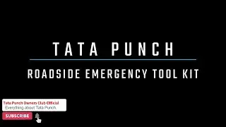 Tata Punch Roadside Emergency Tool Kit Guide.