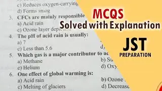 JST preparation MCQs | Solved with explanation | Dilshad Murtaza | Science Preparation #jst#science 