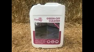 Cleaning your patio  w Pavetuf Green Off Cleaner
