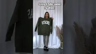 Easy Way To Style A Puffer Jacket For Winter 🥰❄ #outfitideas #outfit #fashion #fashiontrends
