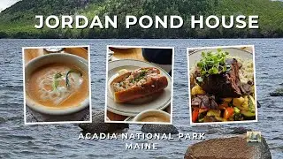 Lobster Rolls and Short Ribs at Jordan Pond House Restaurant in Acadia National Park in Maine
