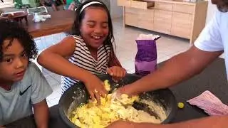Kia Orana Kids Making Donuts