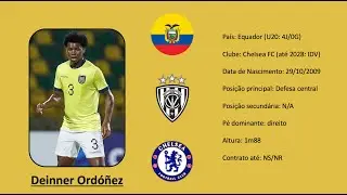 Deinner Ord&oacute;&ntilde;ez | 2009 (Chelsea | Independiente Del Valle) footage vs Sporting CP U17