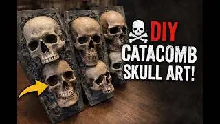 Catacomb Skull Wall Art (Coffin Frame DIY)