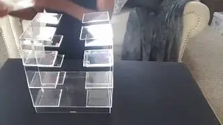 DIY Clear Cube | Makeup Storage