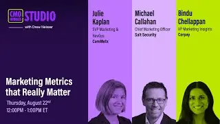 CMO Huddles Studio | Marketing Metrics that Really Matter