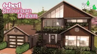 Современный загородный дом с 6 спальнями 🏡 Быстрая постройка в The Sims 4