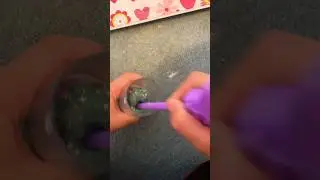 Playing with underactivated slime
