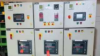 synchronizing panel for 2generator set with comap controller #electricalindia #comap #abb#panel 