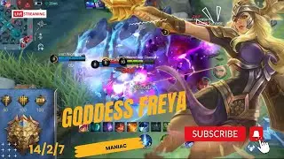 Mlbb best gameplay by freya end game with in 9min super aggressive gameplay #mlbb #mobilelegend