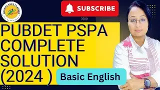 PUBDET PSPA English 2024 Solutions: Crack the Exam with Expert Tips & Full Answer Key!