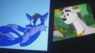 Bayley/Nigel Ortiz (Werewolf) And Valt The Wonder Deer Sings New York 