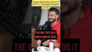 Jersey Shore Was Filmed 🎞️ 24/7?  😱 Full Send Podcast ft. Pauly D