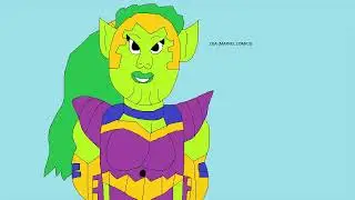 Lyja (Marvel Comics) Art by J.A. Ealy (An Autistic Person)