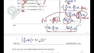 IIT JAM 2021 maths - group theory questions with solutions