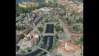 Cities Skylines 2 - Konstanz (German Style City) - Flyover Part 01
