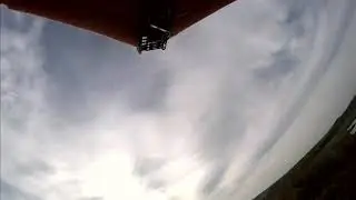 Race quads chasing fixed wing!