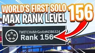 WORLD'S FIRST SOLO MAX RANK LEVEL 155 ACHIEVED! Modern Warfare Nuke Gameplay