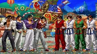 [KOF Mugen] Robert Garcia Team vs Kim Kaphwan Team