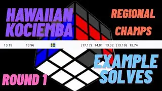 Hawaiian kociemba official reconstructions/example solves