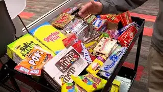 King-size candy bars up for grabs during Maine trick-or-treat event