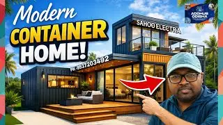 MORDEN CONTAINER HOME..#containerhomes C #affordablehousing #TinyHomes #modernliving #ADDHUBODISHA