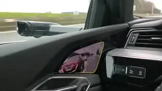 Audi e-tron Virtual Mirrors in action