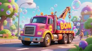 🚛🫧 Bubble Boom Tow Truck | Nursery Rhymes & Kids Songs 🎵