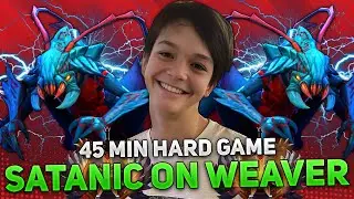 45 MIN HARD GAME for SATANIC on WEAVER CARRY in 12,800 MMR!