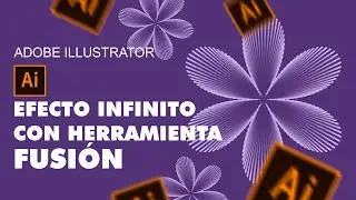 TUTORIAL ILLUSTRATOR Efecto Infinito con herramienta FUSI&Oacute;N