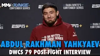 Turkey's Abdul Rakhman Yakhyaev targets UFC title within two years | DWCS 79