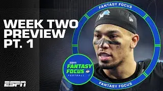 The Best Wide Receiver Starts for Week 2! | Fantasy Focus 🏈