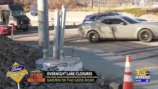 Second phase of traffic safety project continues on Garden of the Gods Road in Colorado Springs
