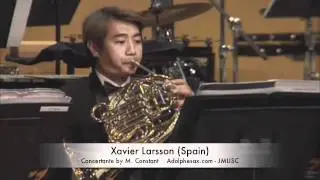3rd JMLISC Xavier Larsson (Spain) Concertante by M. Constant