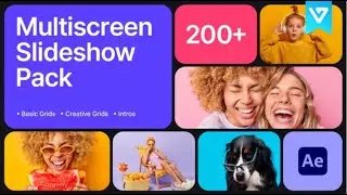 Multiscreen Slideshow Pack - multi screen slideshow for after effects 2024