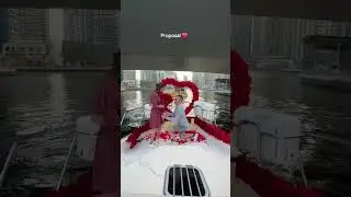 proposal on yacht in Dubai, Dubai proposal, yacht proposal