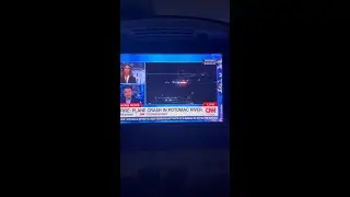 Passengers on another plane bound for Washington DC find out about plane crash