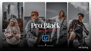 Pro Black photo editing | Lightroom dark black effect | how to edit black tones in Lightroom mobile