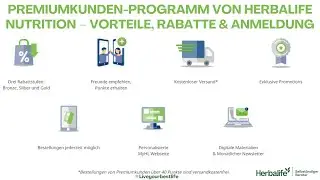 Herbalife Premiumkunden Programm &ndash; Vorteile, Anmeldung & erste Bestellung erkl&auml;rt
