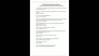 2024 CTR Exam Prep Data Collection ACTUAL EXAM  Questions and Answers Solved