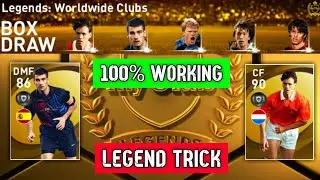 LEGEND Black Ball Trick in LEGENDS - Worldwide Clubs Box Draw || Pes 2021 Mobile