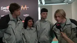 🇱🇹 KATARSIS (Lithuania) @ Eurovision 2025 Turquoise Carpet Opening Ceremony | Interview