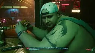 Big Joe - He REALLY LOVES his synthloin burger - Cyberpunk 2077