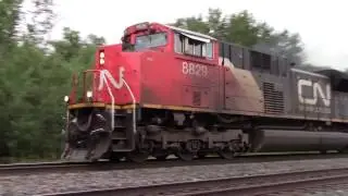 CN 867 Heads West At Uncas AB