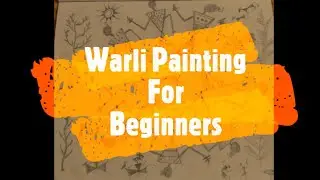 warli art of MP for beginners pencil drawing