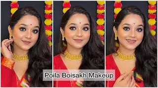 Nababarsha & Poila Boisakh Look For Begginers | Sabeki Traditional Makeup |